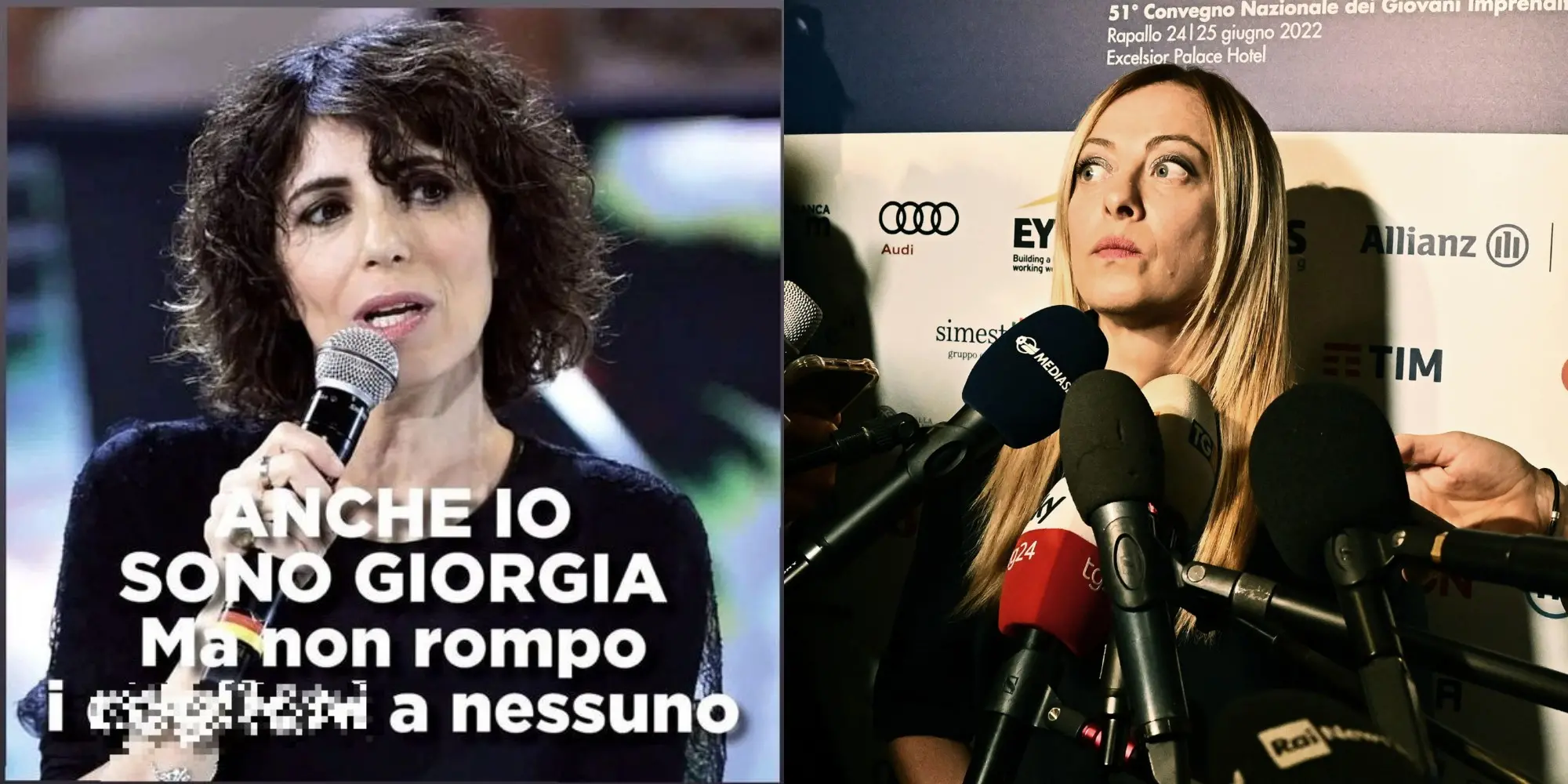 Giorgia (la cantante) contro Giorgia (Meloni): "Anche io sono Giorgia, ma non rompo..."