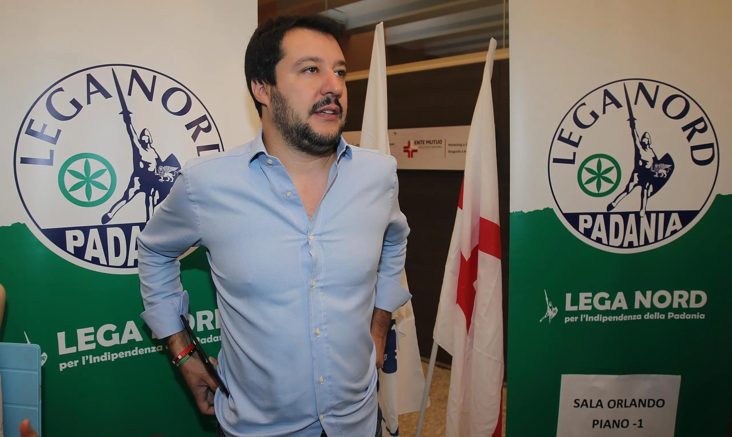 Bormio, Matteo Salvini: «L'immigrazione è fuori controllo»