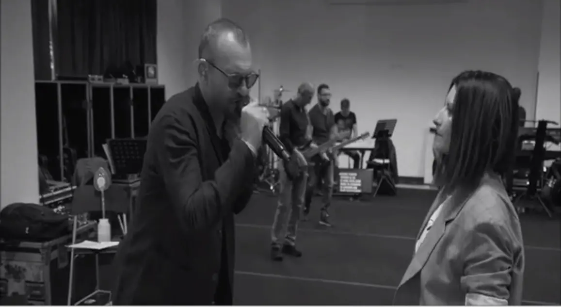 Biagio Antonacci e Laura Pausini, il video delle prove del tour negli stadi