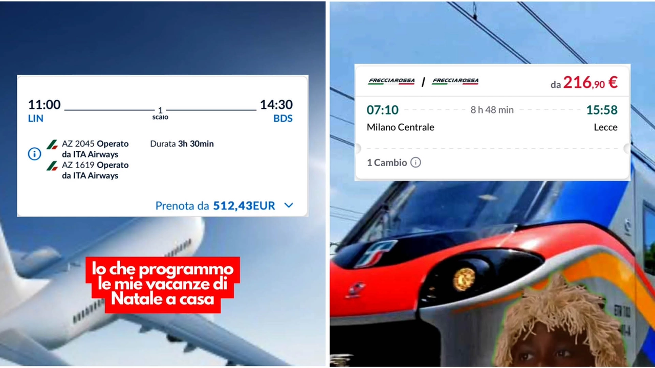 I prezzi insostenibili di treni e aerei per rientrare al Sud