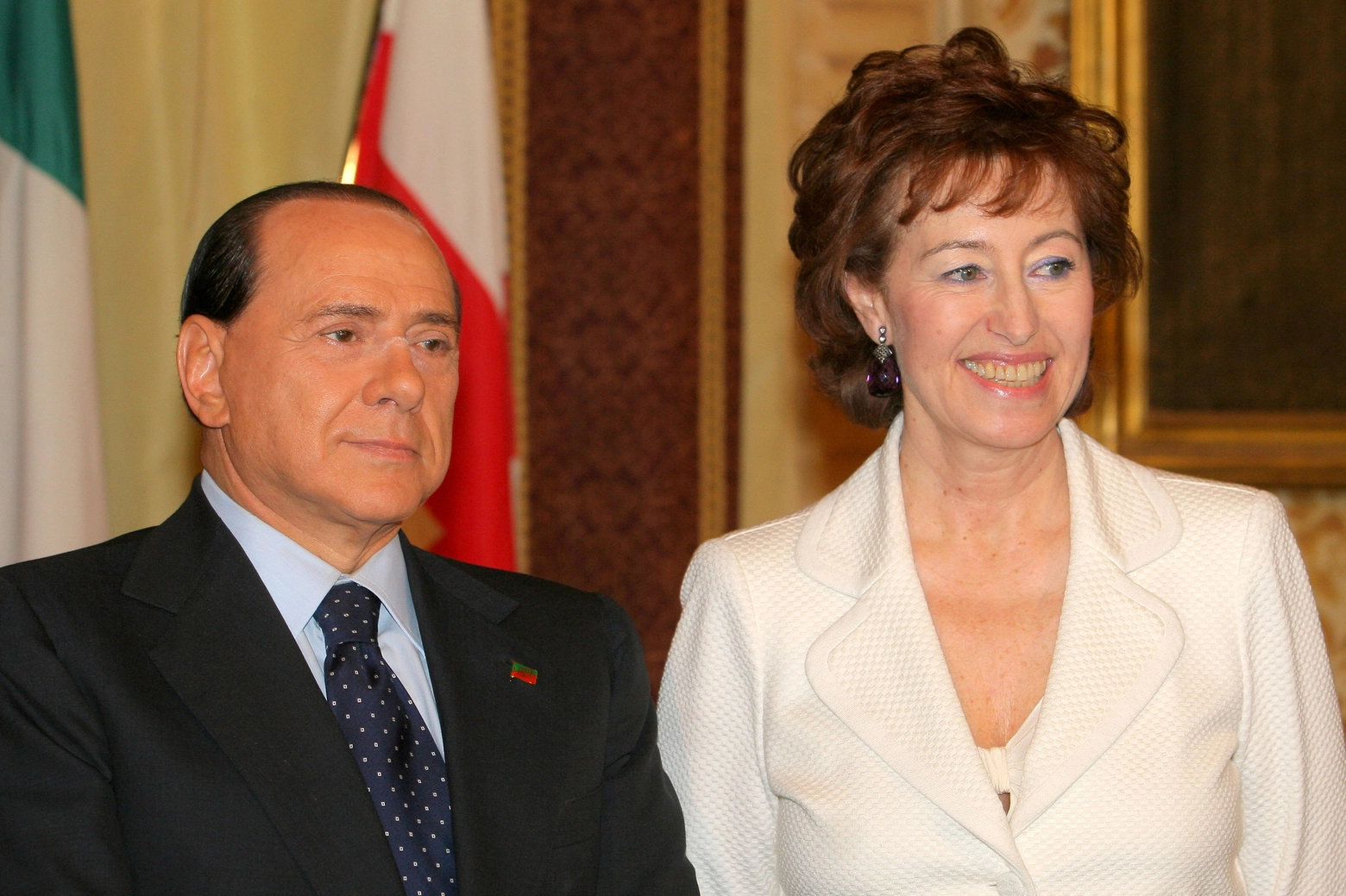 Silvio Berlusconi e Letizia Moratti