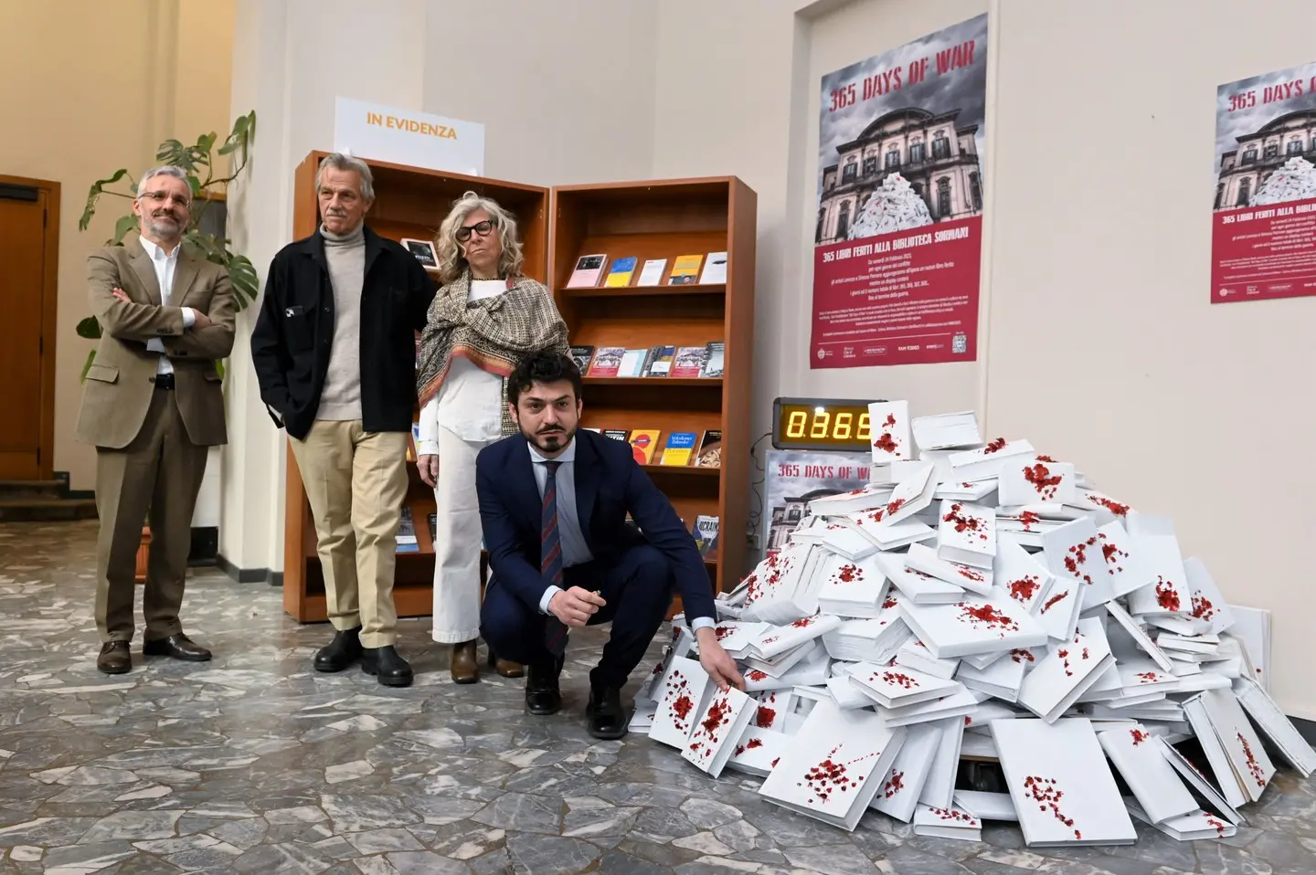 Sormani, 365 giorni di guerra in Ucraina e altrettanti libri insanguinati