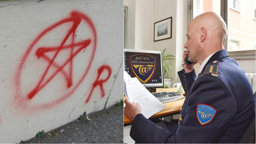 Inneggia alle Brigate Rosse e auspica “un po’ di terrorismo” contro il governo: denunciato