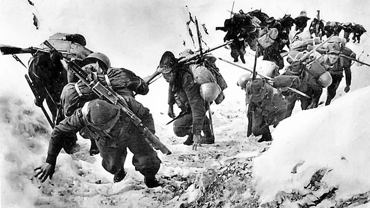 Soldati italiani sulle Alpi durante la Prima Guerra Mondiale