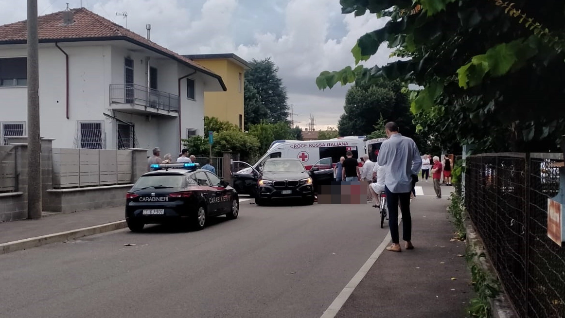 L'incidente in viale Kennedy a Nerviano