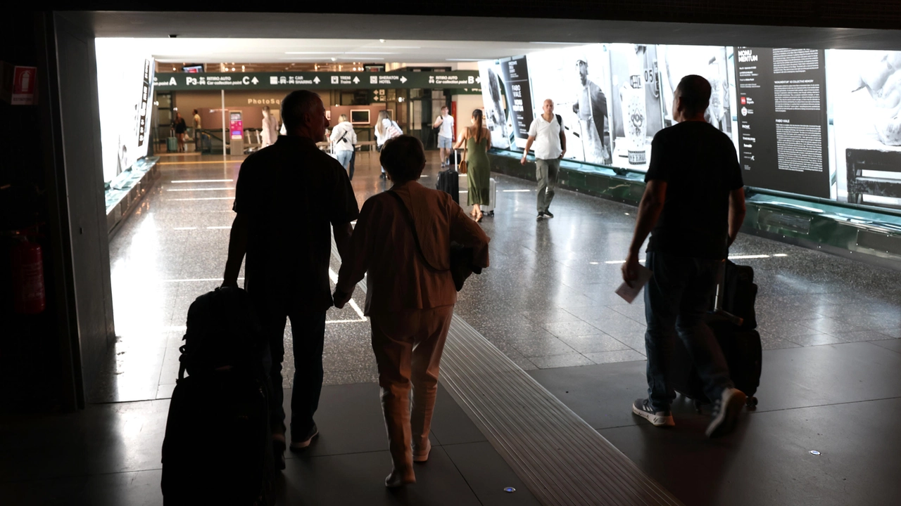 Turisti all’aeroporto di Malpensa