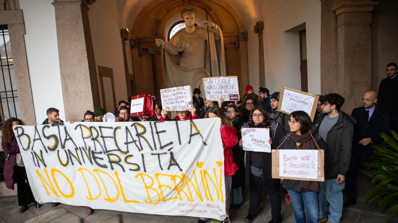 UNIVERSITA' STATALE:  INAUGURAZIONE ANNO ACCADEMICO 2024-25  MILANO, 20 GENNAIO 2025, ANSA/DAVIDE CANELLA