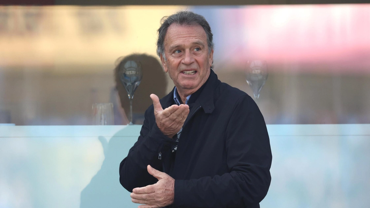 Il presidente del Brescia Massimo Cellino (68 anni) più volte contestato dai tifosi