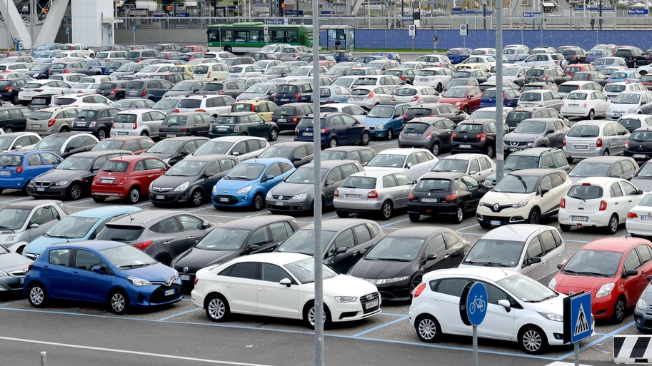 Il parcheggio all'interscambio Fiera