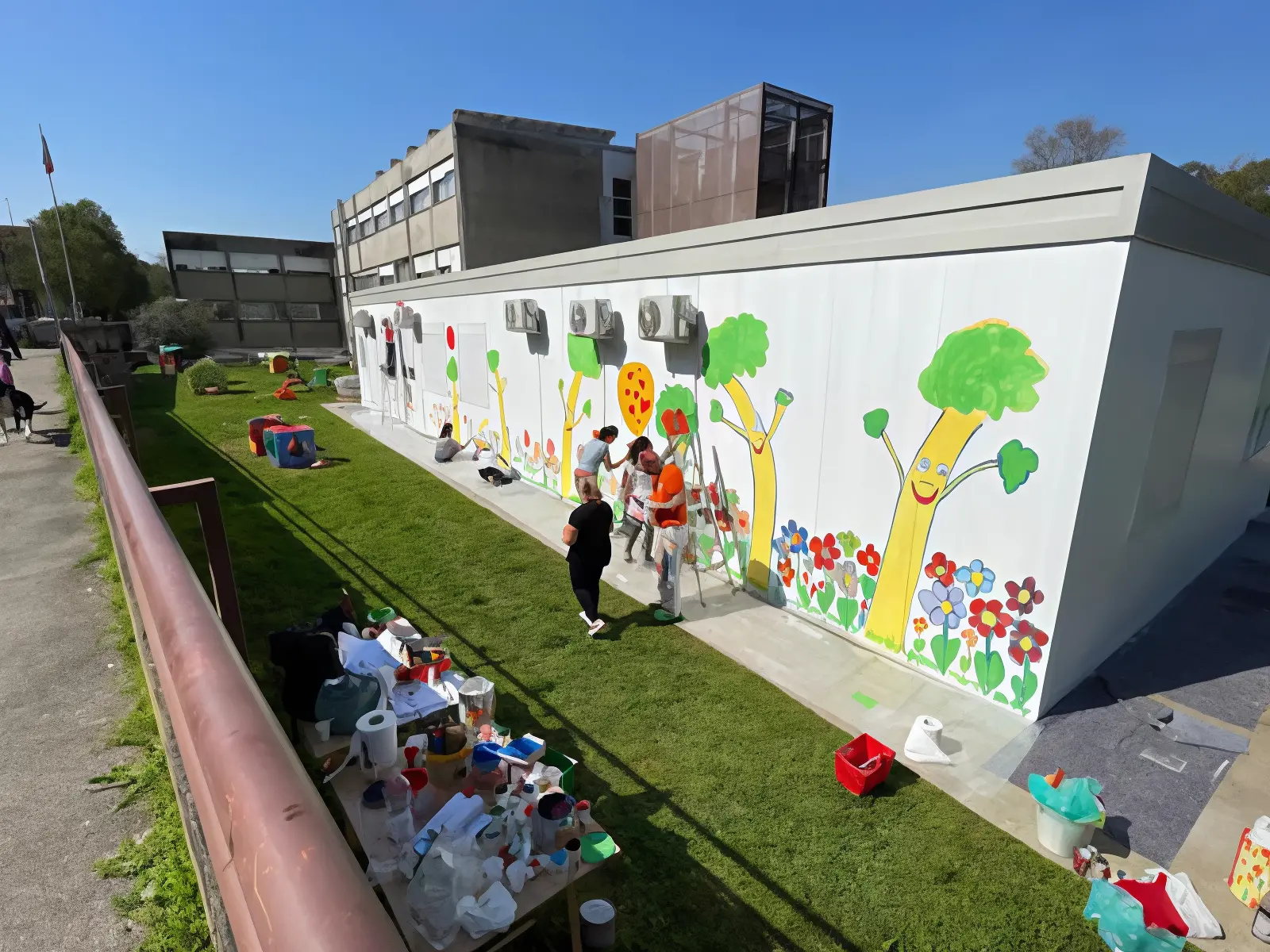 Il murale dei bambini