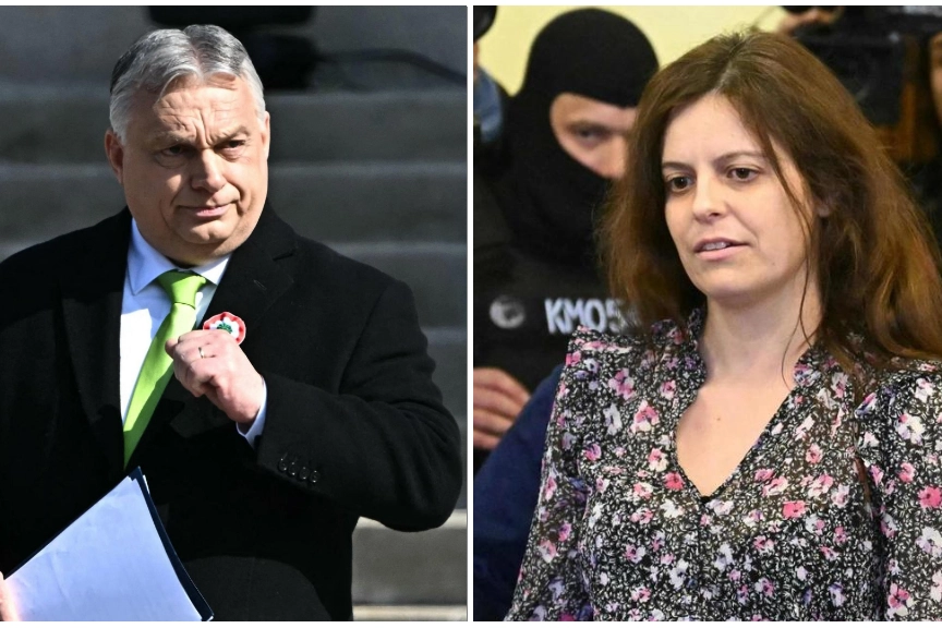 Viktor Orban e Ilaria Salis