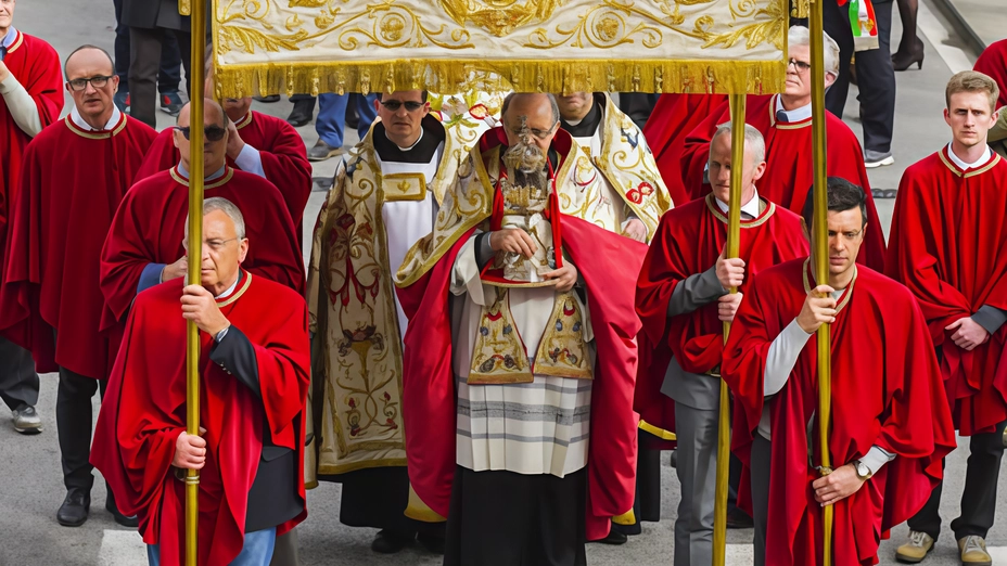 Processione della Sacra Spina con le confraternite lombarde