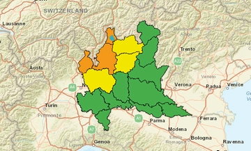 Allerta arancione in Lombardia: ecco dove. In arrivo violenti temporali, attenzione anche a Milano