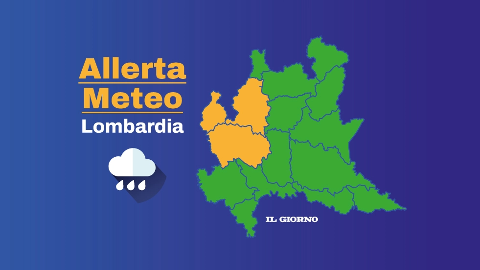 Meteo Lombardia, allerta gialla rischio idrogeologico