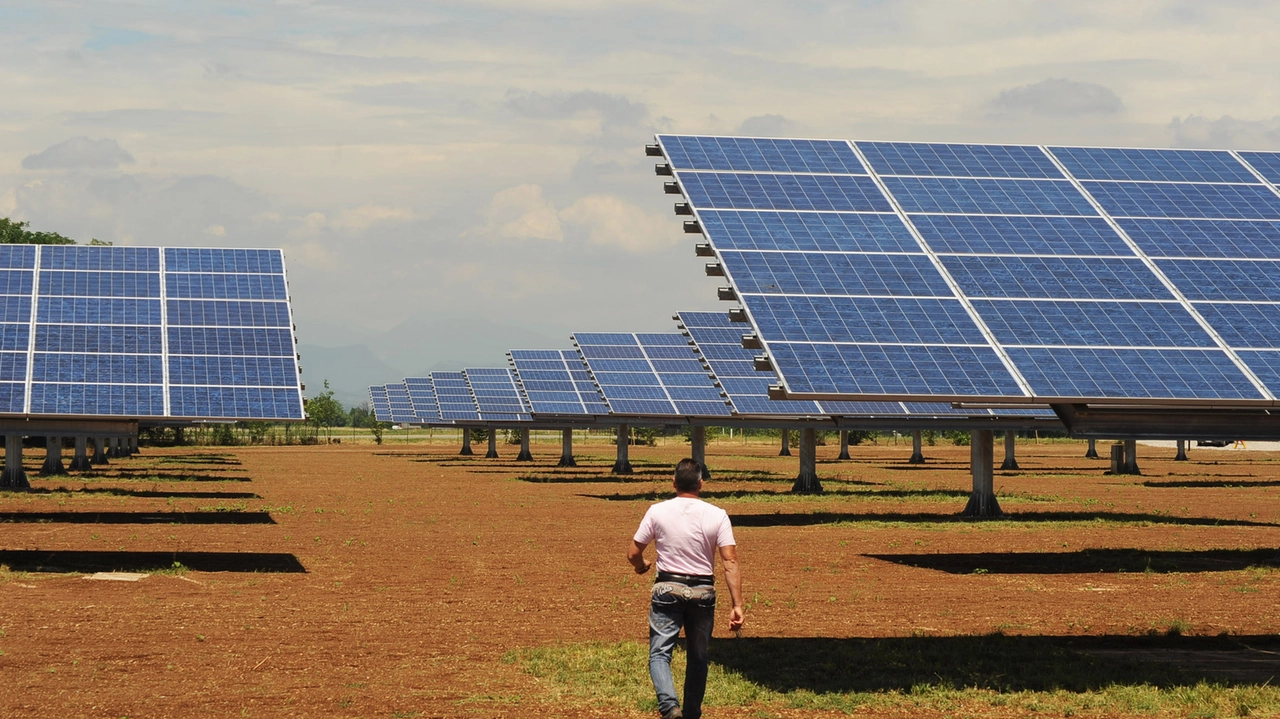 Un maxi parco fotovoltaico