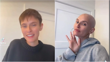 Bianca Balti per la prima volta senza capelli per la chemio: “I’m always a bit*h”