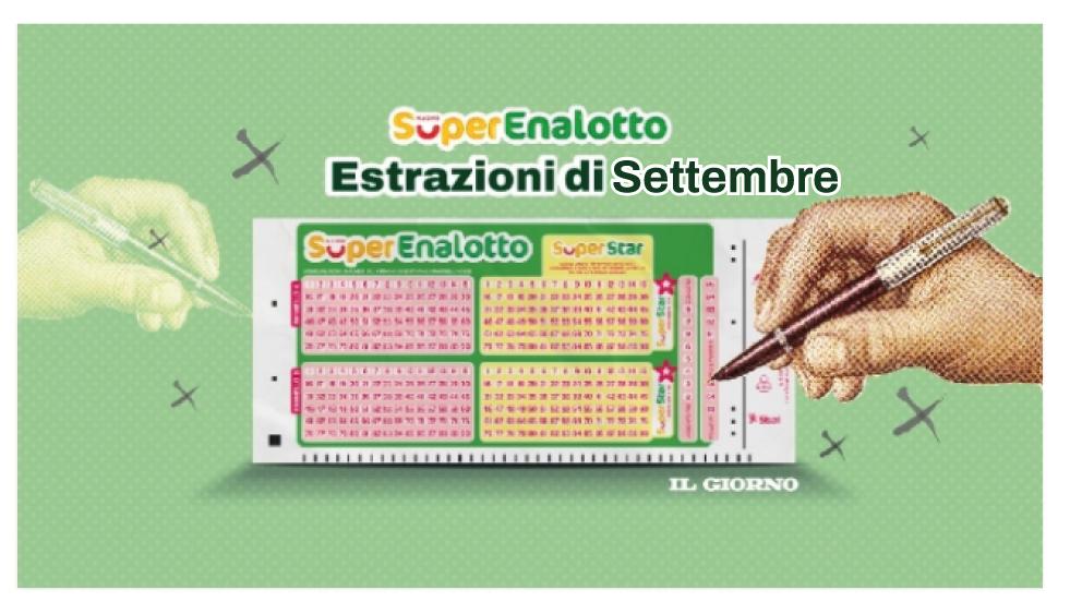 SuperEnalotto, Lotto, 10eLotto: estrazioni e numeri vincenti di oggi sabato 14 settembre