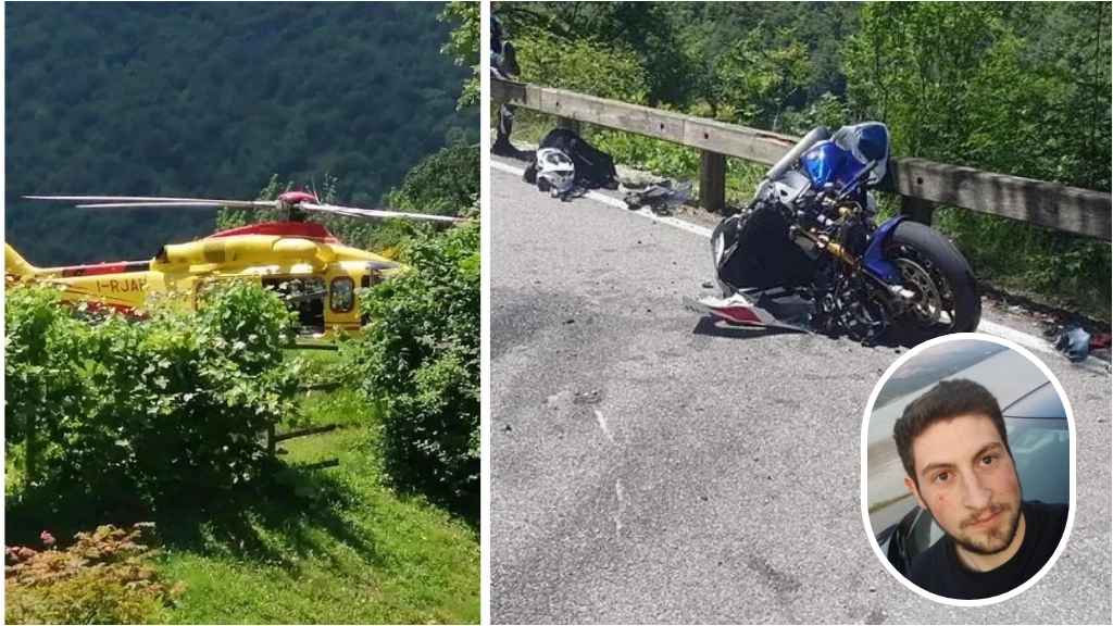Luca Guastella, motociclista 28enne, morto nel Bresciano