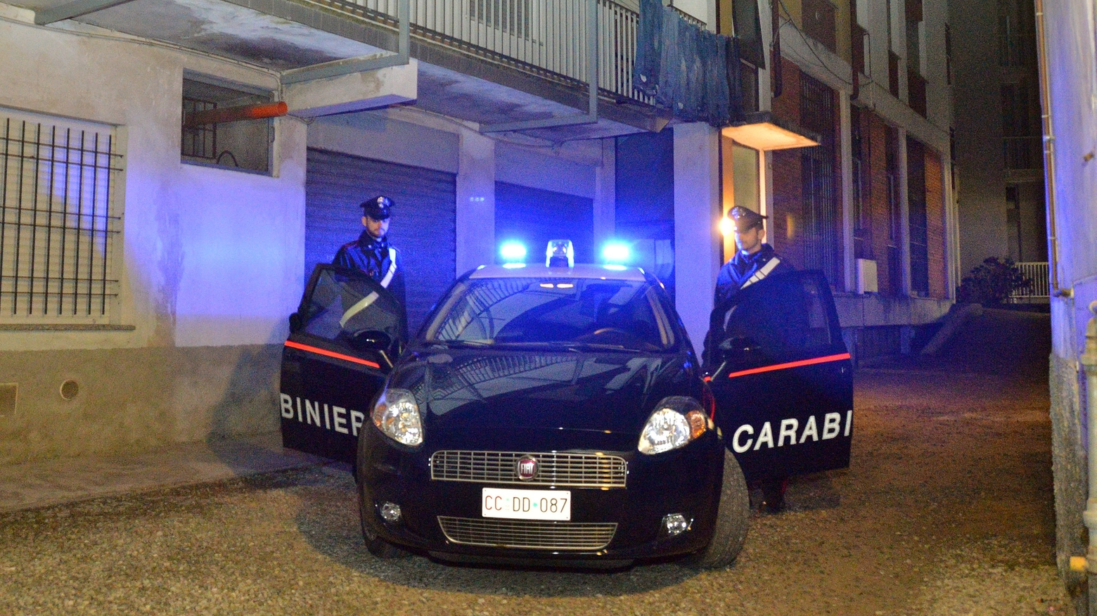 I carabinieri sono intervenuti in pochi minuti (foto di repertorio)