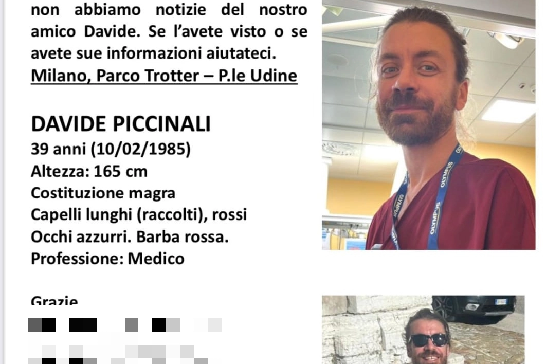 L'appello social per Davide Piccinali