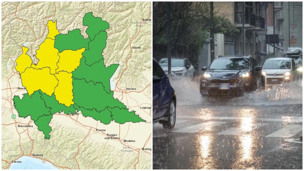 Allerta gialla in Lombardia