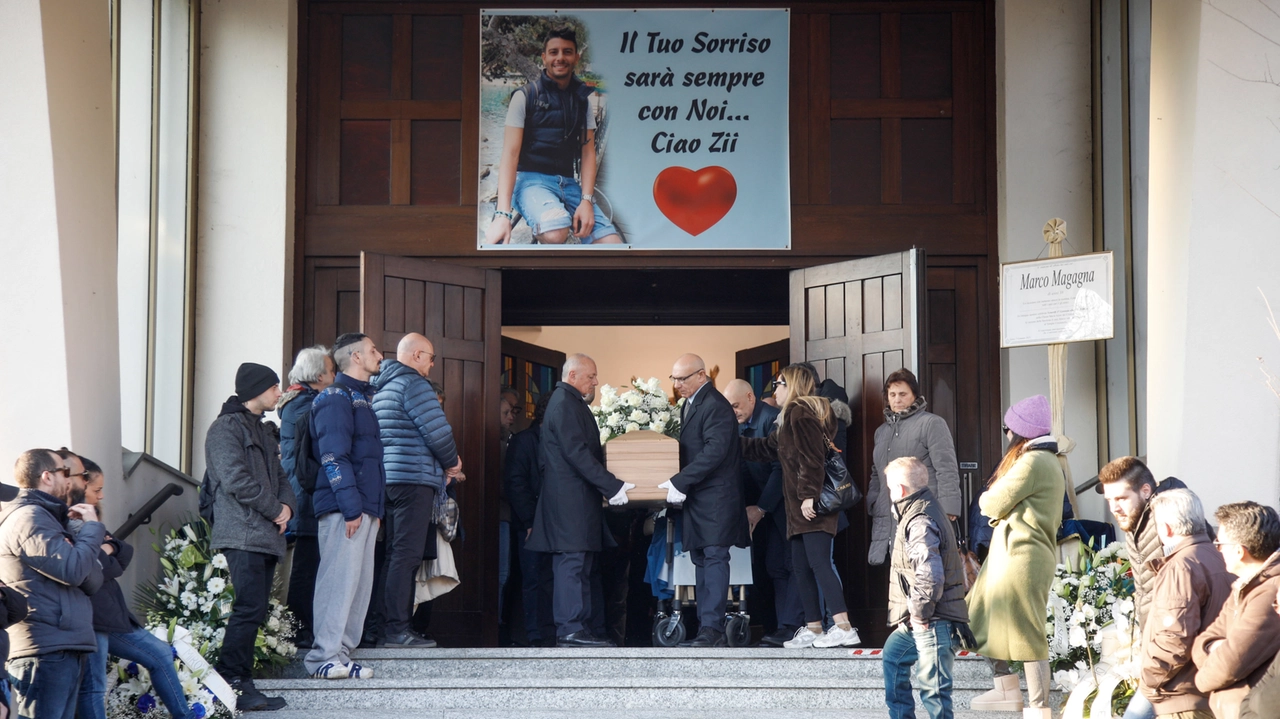 Funerali di Marco Magagna Arese