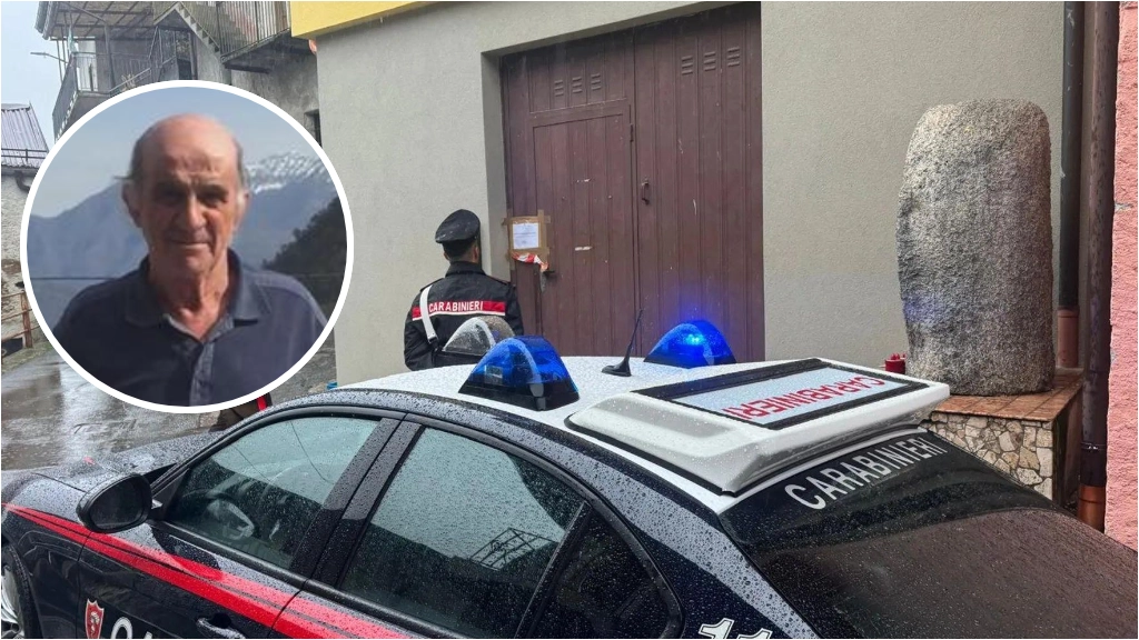 I carabinieri davanti alla casa di Candido Montini, ucciso il 24 settembre scorso