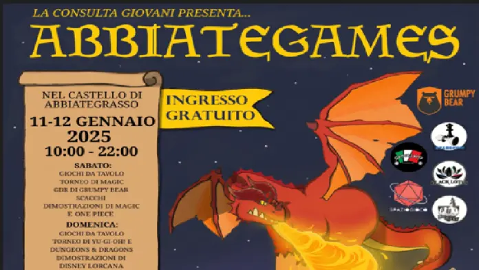 Abbiategames al Castello Visconteo: due giorni di giochi e puro divertimento