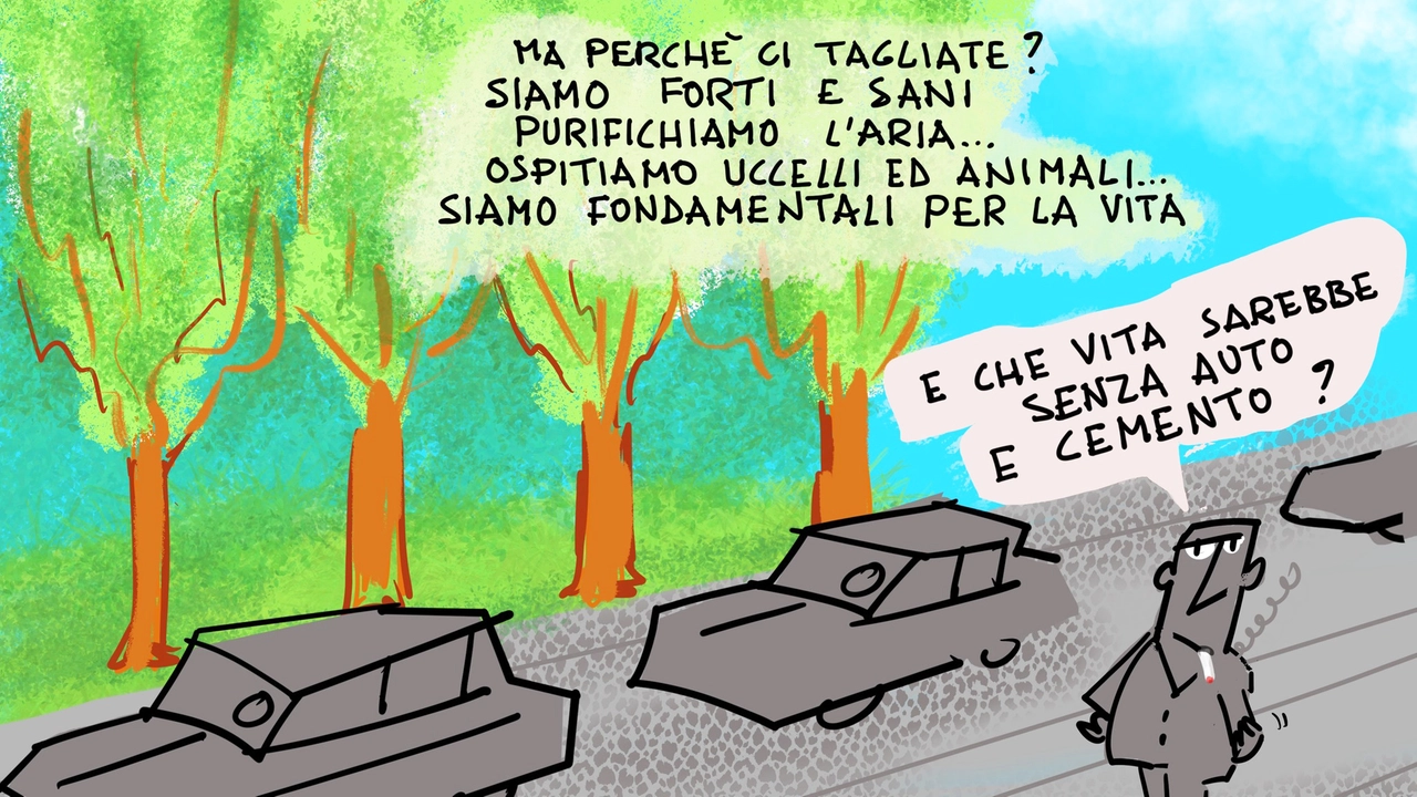 La vignetta di Bruno Bozzetto