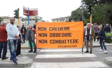 Vittime delle stragi, le associazioni di Piazza Fontana, Stazione di Bologna e Piazza della Loggia al presidio antifascista di Brescia