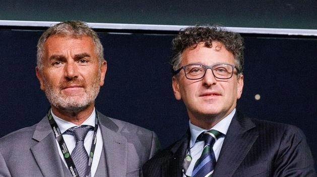 Rocco Ruggiero amministratore delegato del Gruppo Fervo e il presidente Alessandro Belloni