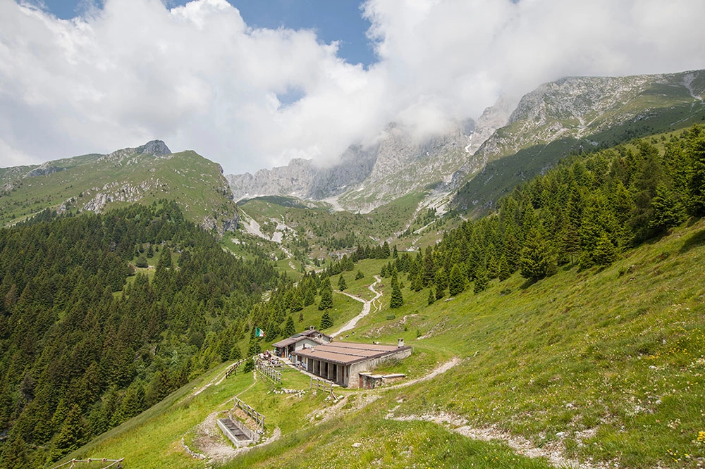 La Baita Cassinelli, nella zona del passo della Presolana