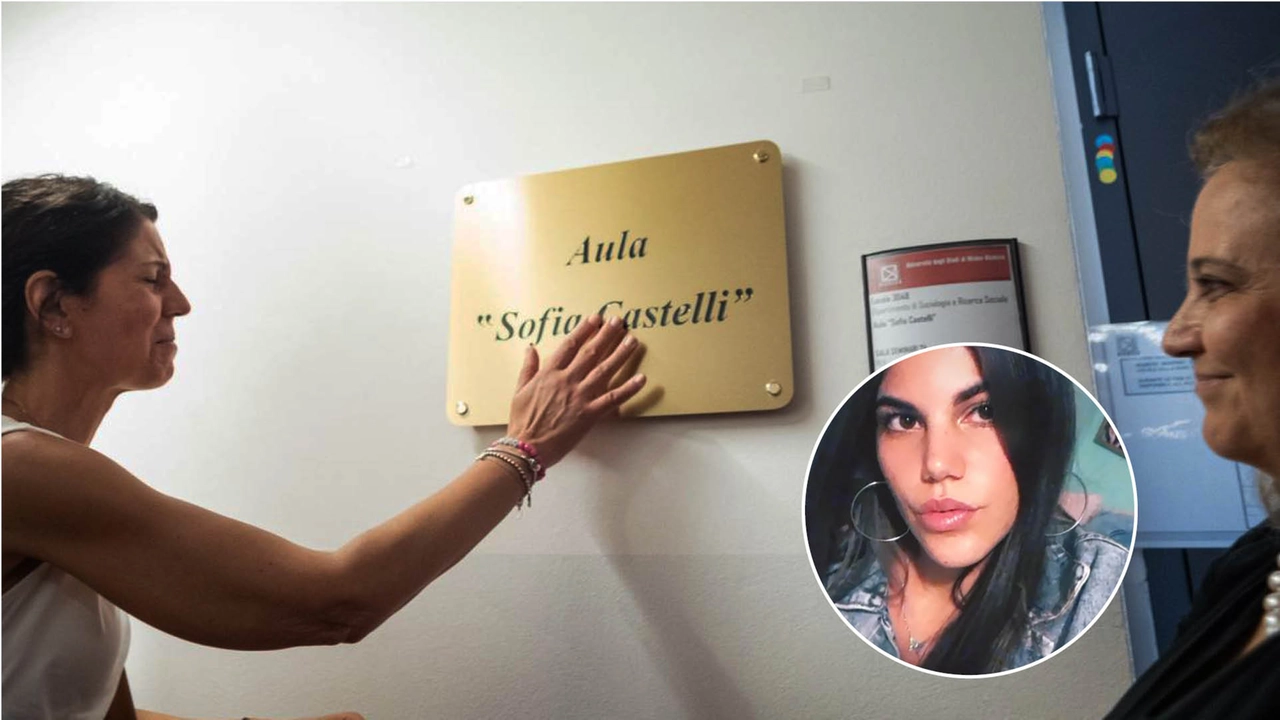 L'inaugurazione dell'aula della Bicocca dedicata a Sofia Castelli, la ragazza di Cologno accoltellata nel sonno dall'ex fidanzato