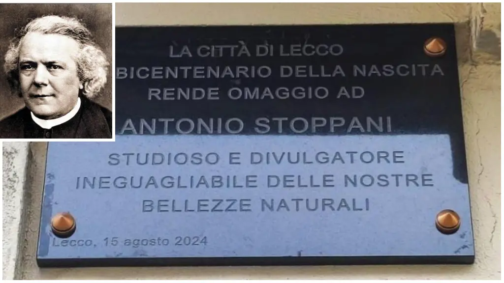 Antonio Stoppani: una targa per il bicentenario dalla nascita. Chi era l’abate lecchese autore del Bel Paese