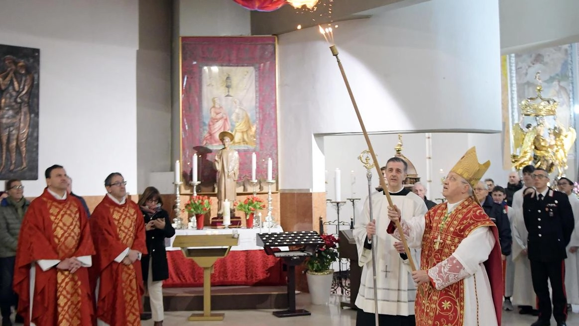 Celebrazione di San Giuliano Martire, santo patrono della città con il vescovo di Lodi Maurizio Malvestiti e il tradizionale rito...