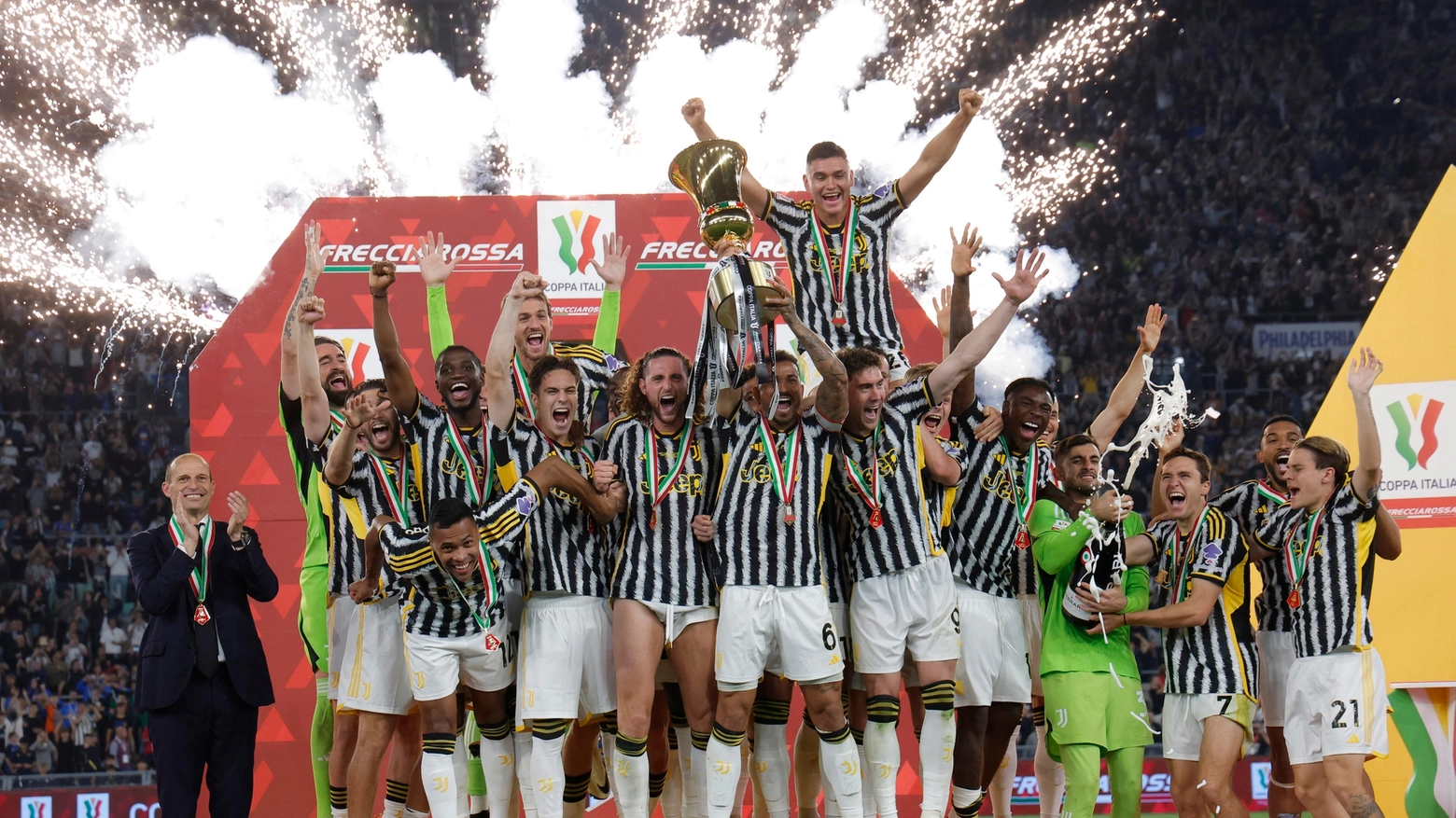 La Juventus ha vinto la Coppa Italia battendo 1-0 l'Atalanta