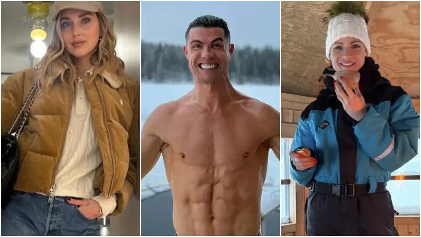 Michelle Hunziker, Chiara Ferragni e Cristiano Ronaldo: il Natale dei vip è in Lapponia