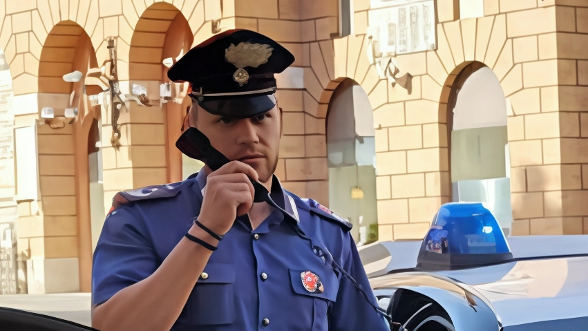 Una donna di 25 anni ha pure spintonato i carabinieri