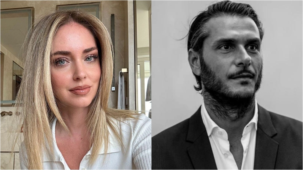 A destra Chiara Ferragni, a sinistra Silvio Campara, nuova fiamma dell'influencer e CEO di Golden Goose