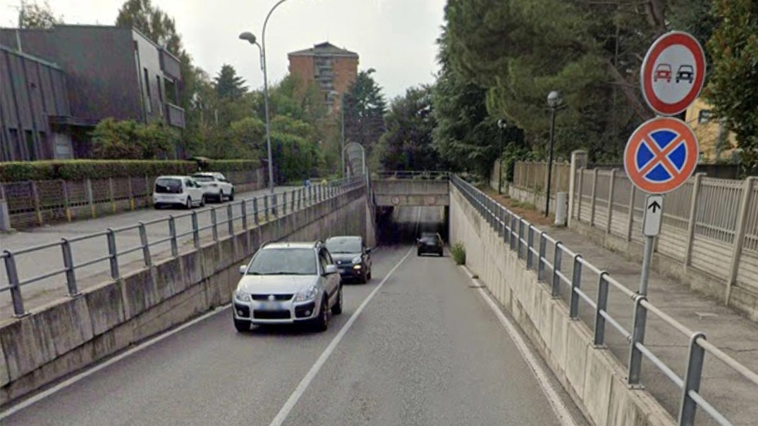 Il tunnel di via Battisti