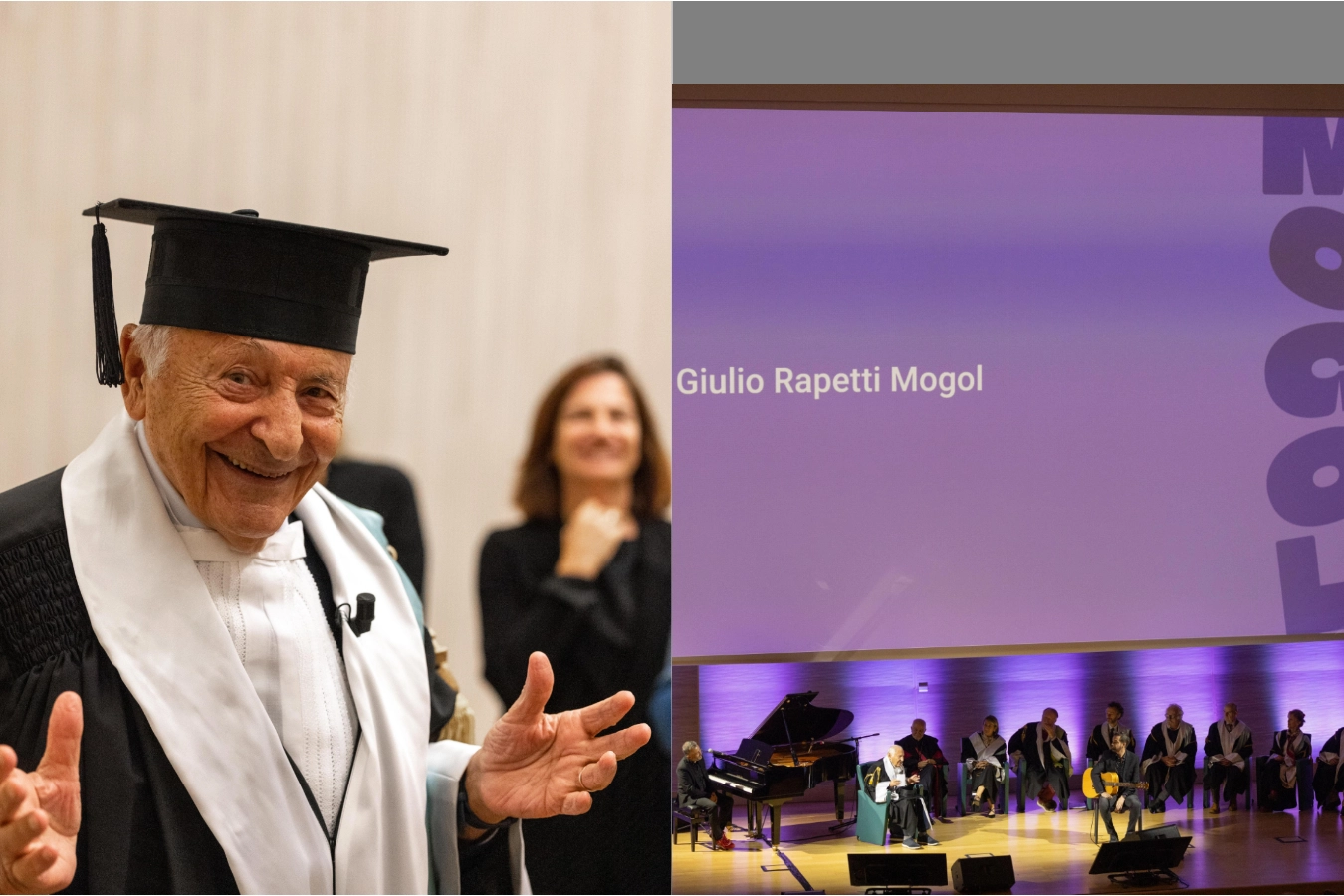 Giulio Rapetti Mogol premiato alla Iulm