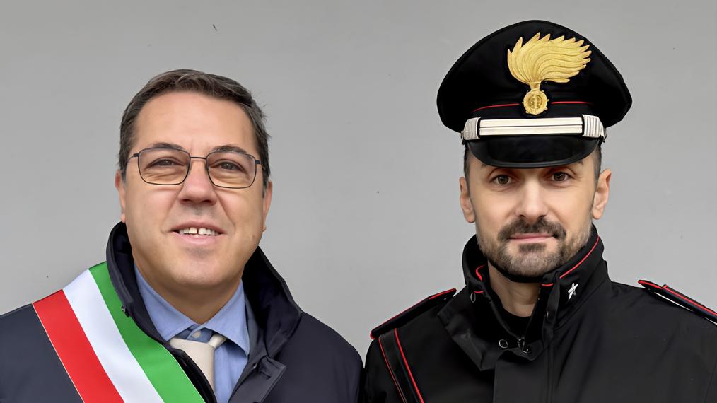 Nuovo comandante dei carabinieri. Il benvenuto del sindaco a Spatuzzi