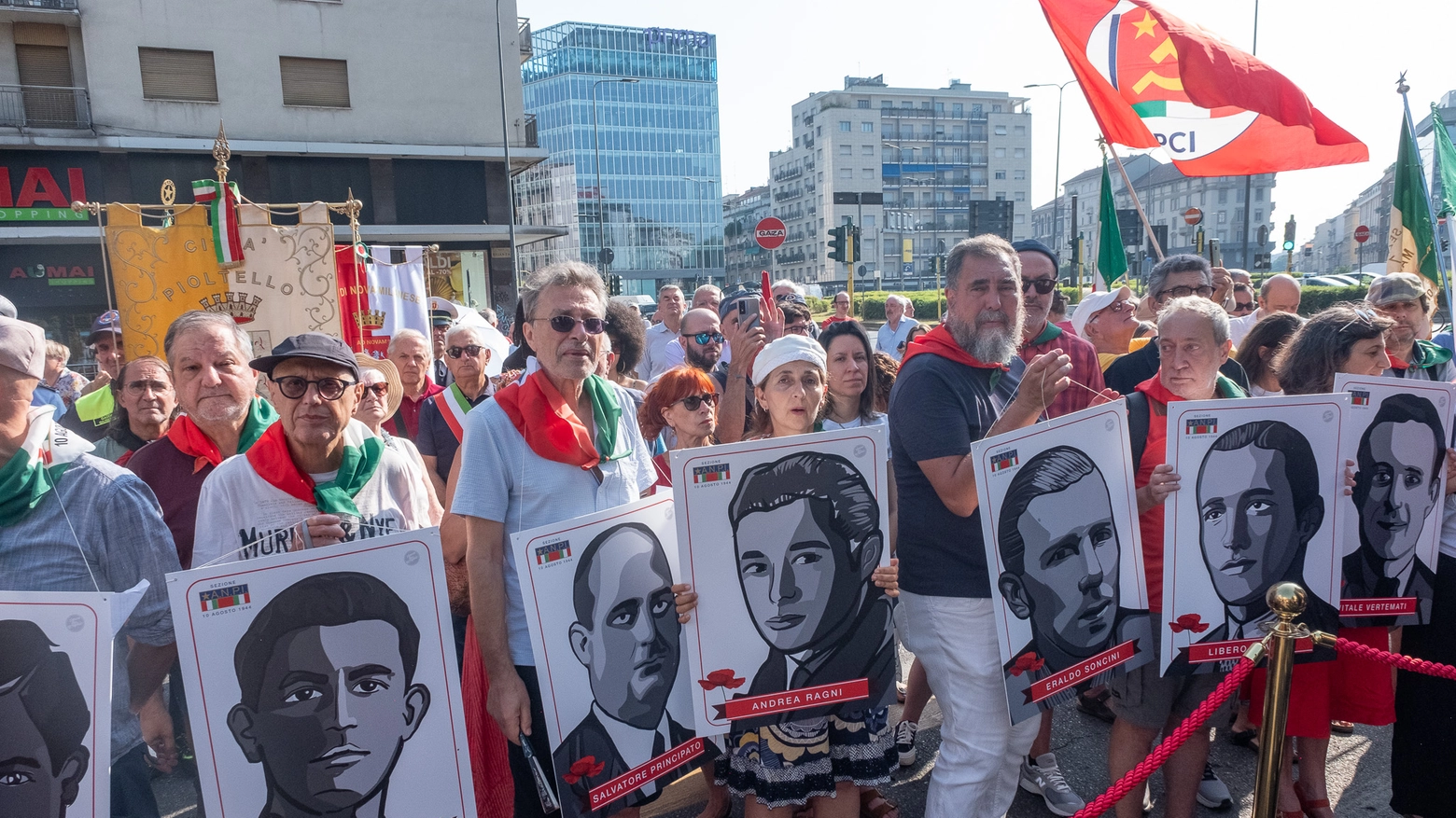 Inaugurata questa mattina una lapide in memoria dei 15 martiri uccisi ottant'anni fa dai nazifascisti