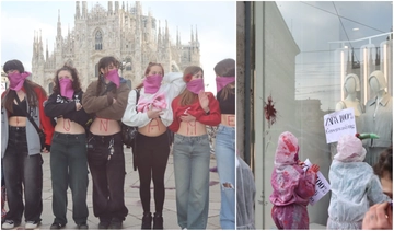 Milano, il corteo degli studenti per l’8 marzo. Slogan contro le violenze sulle donne e per la Palestina