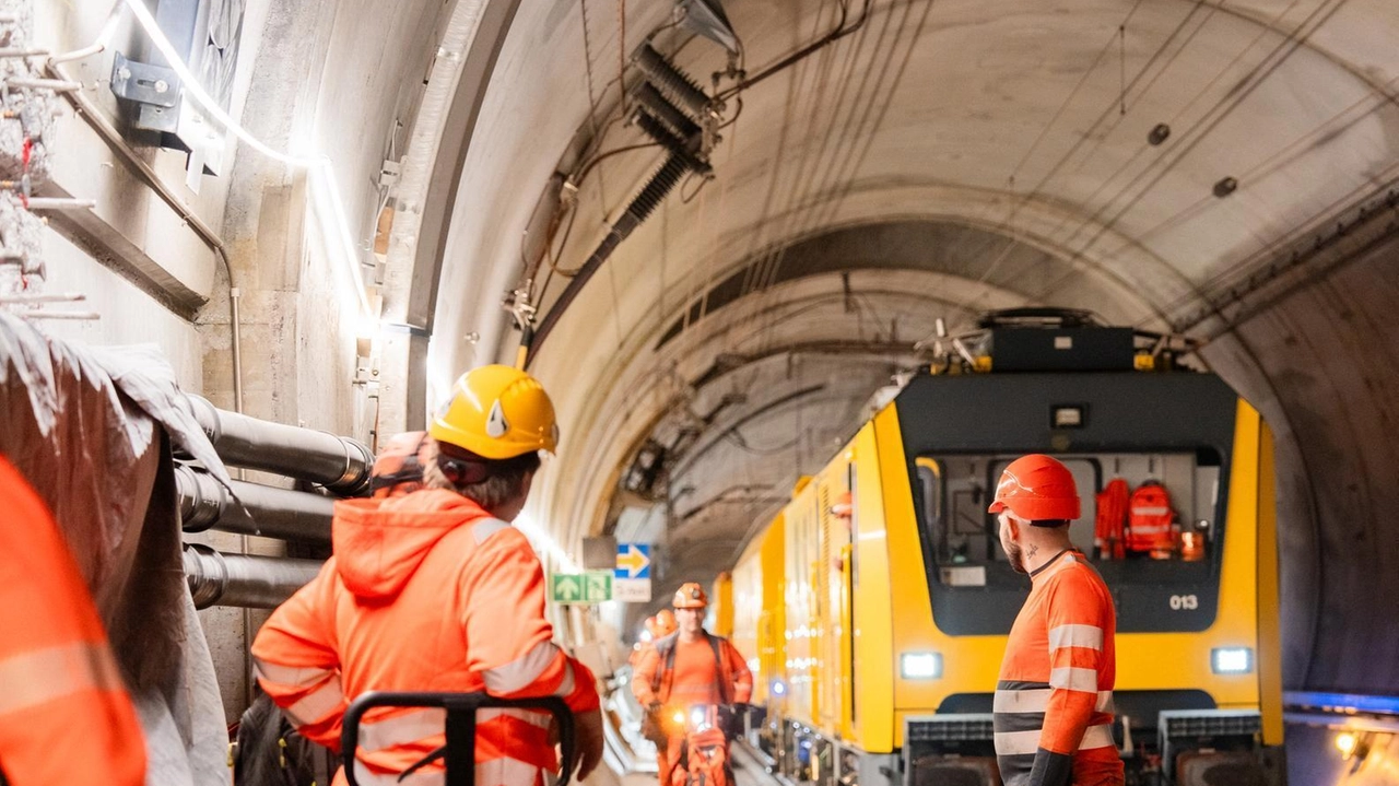 La canna Ovest del tunnel è oggetto di test in attesa della riapertura definitiva il prossimo 2 settembre