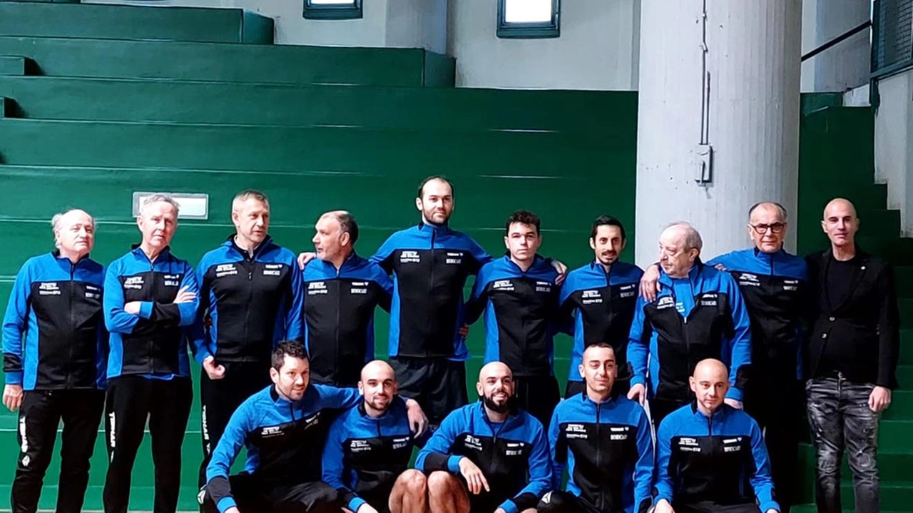 La squadra di Pieve al vertice della classifica della Serie A2 di Tennistavolo