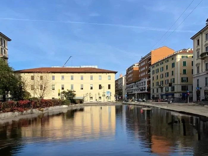 Il ripristino del Laghetto di San Marco in Brera, con l’assetto viario odierno, realizzato grazie all’AI