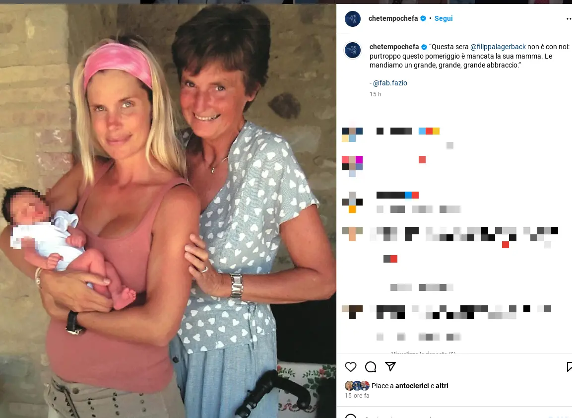 Morta la mamma di Filippa Lagerback: “Margaretha una persona fantastica e piena di energia”