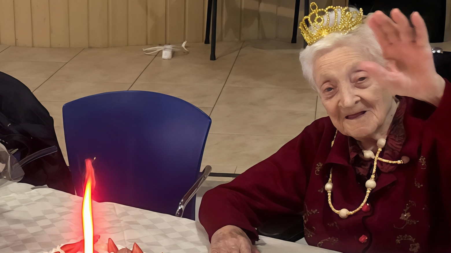 Quattro figli, sette nipoti: festa alla Rsa, nonna Gina compie 104 anni