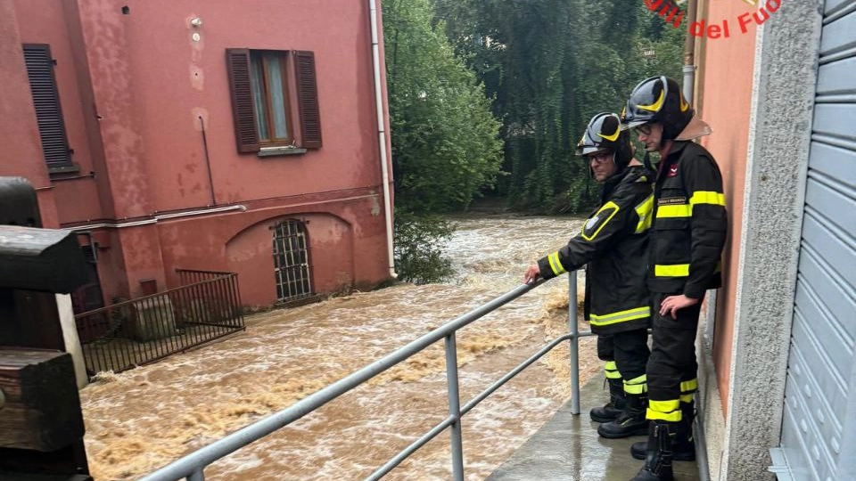 vigili del fuoco del Comando di Monza e Brianza impegnati per il maltempo